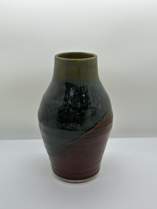 Large Vase, Red and Black