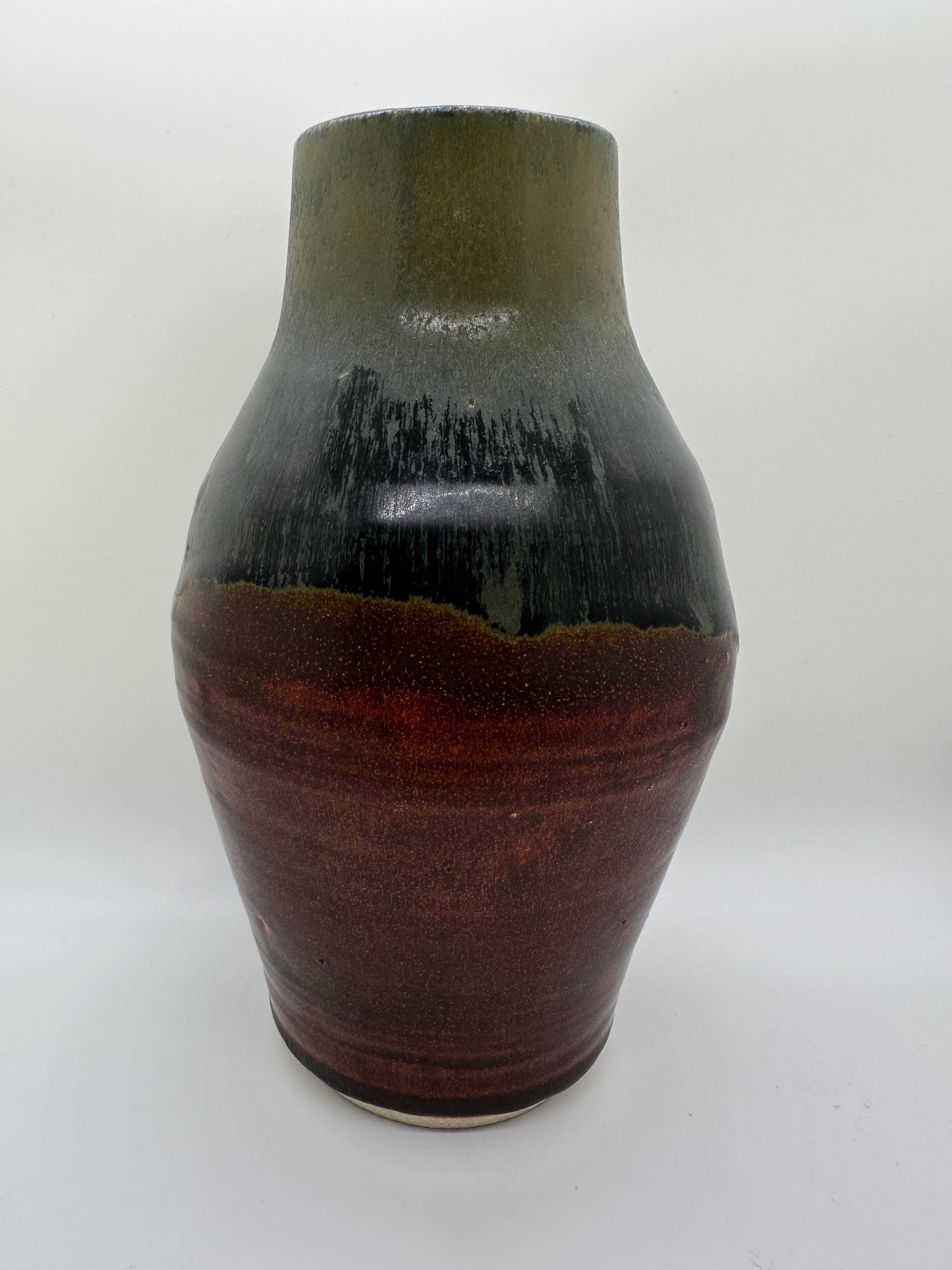 Large Vase, Red and Black