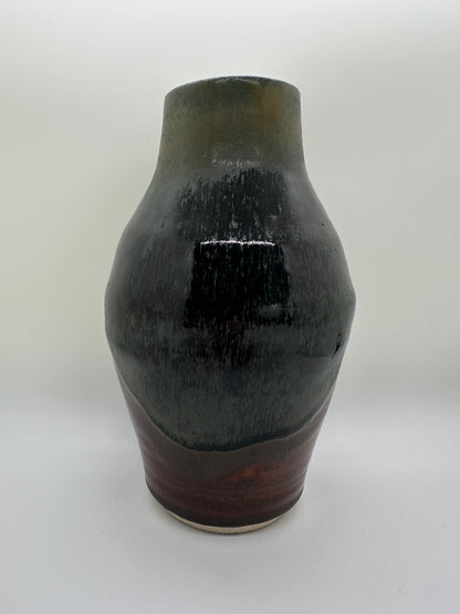 Large Vase, Red and Black